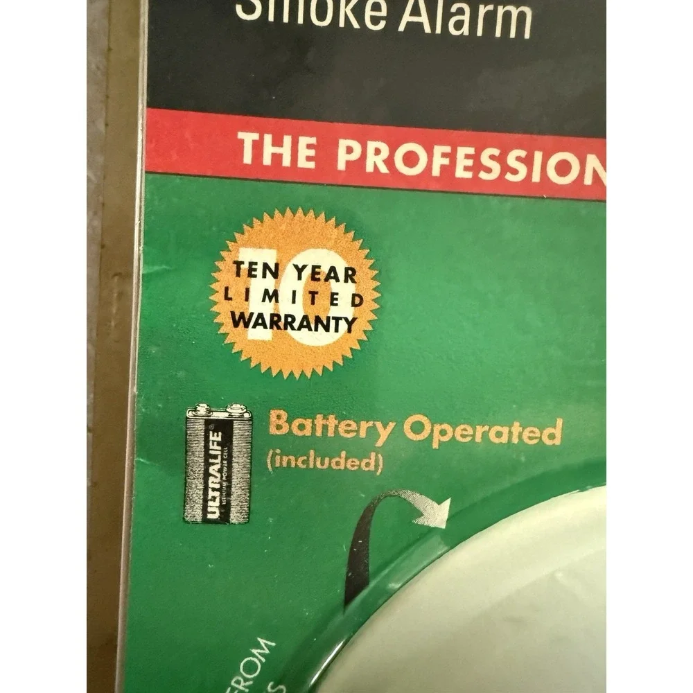 FIREX Smoke Alarm model CC #4015 NEW and Sealed.. Battery Powered